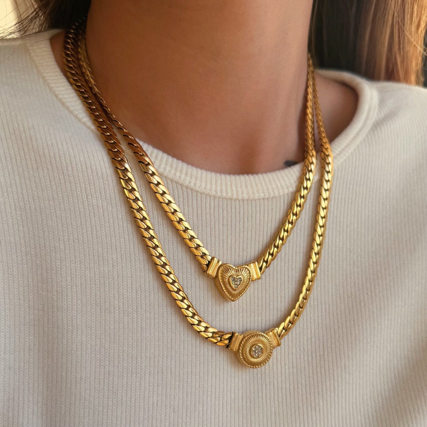 Cuban statement necklace