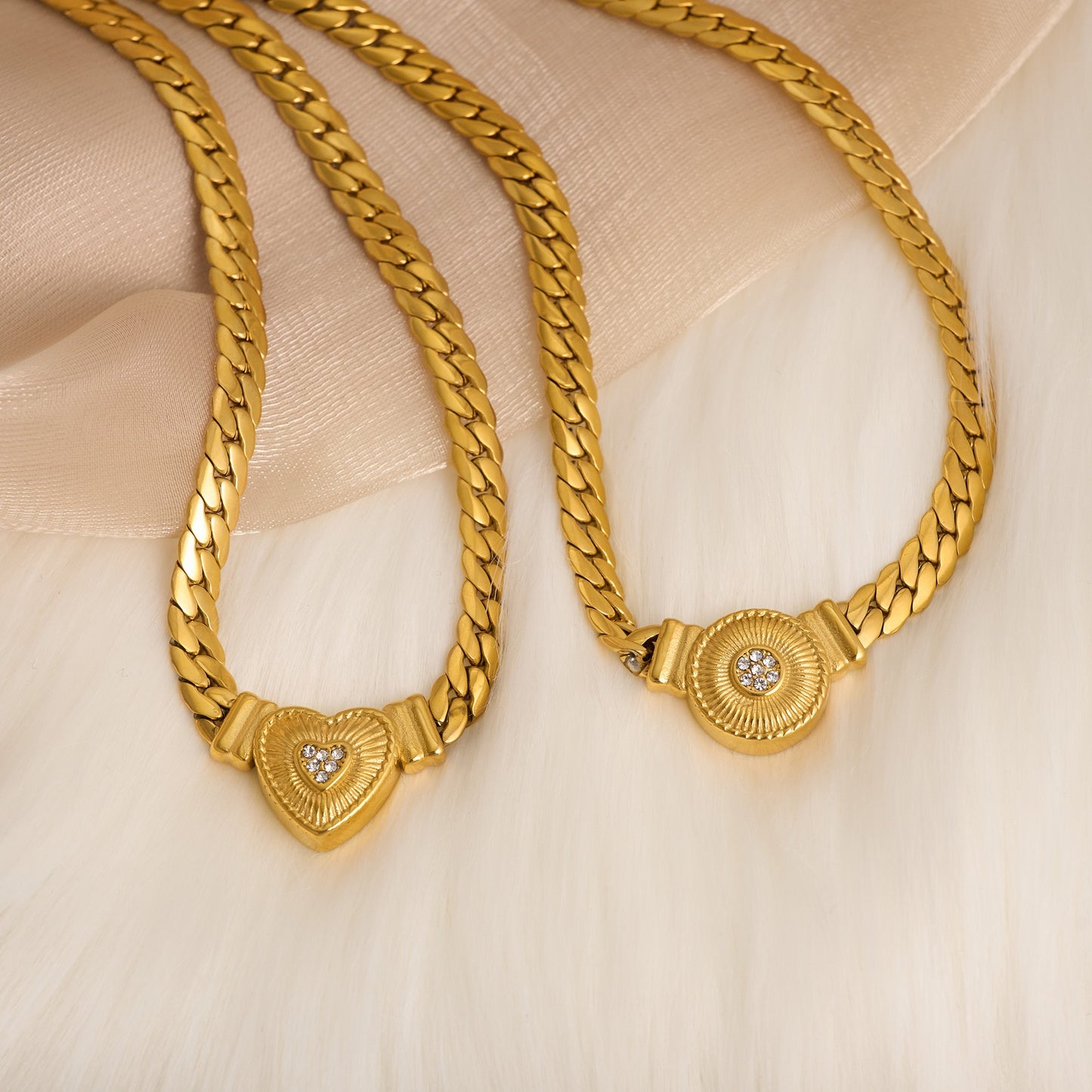 Cuban statement necklace