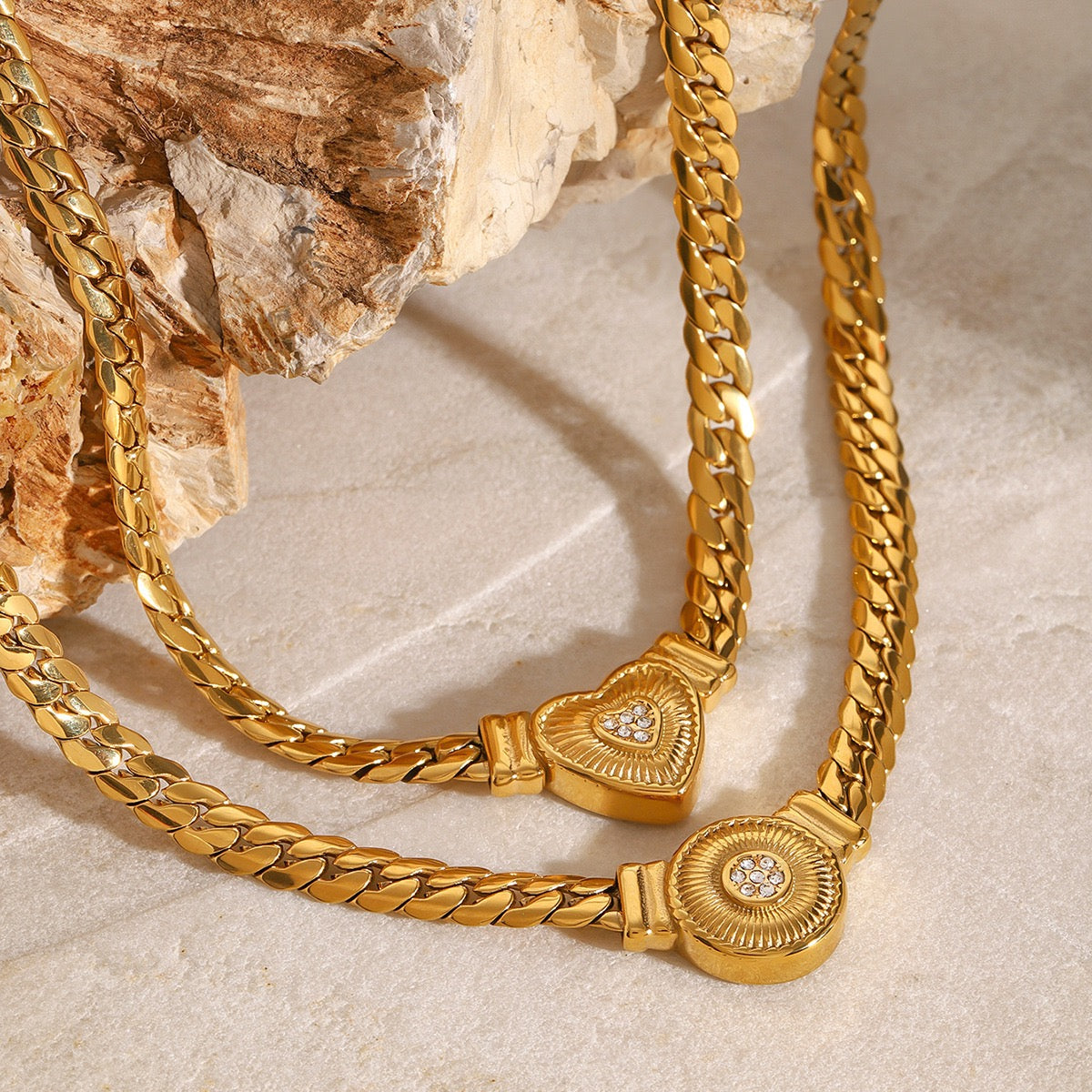 Cuban statement necklace