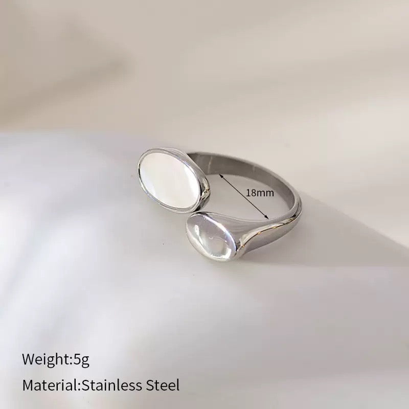 Mother of pearl rings