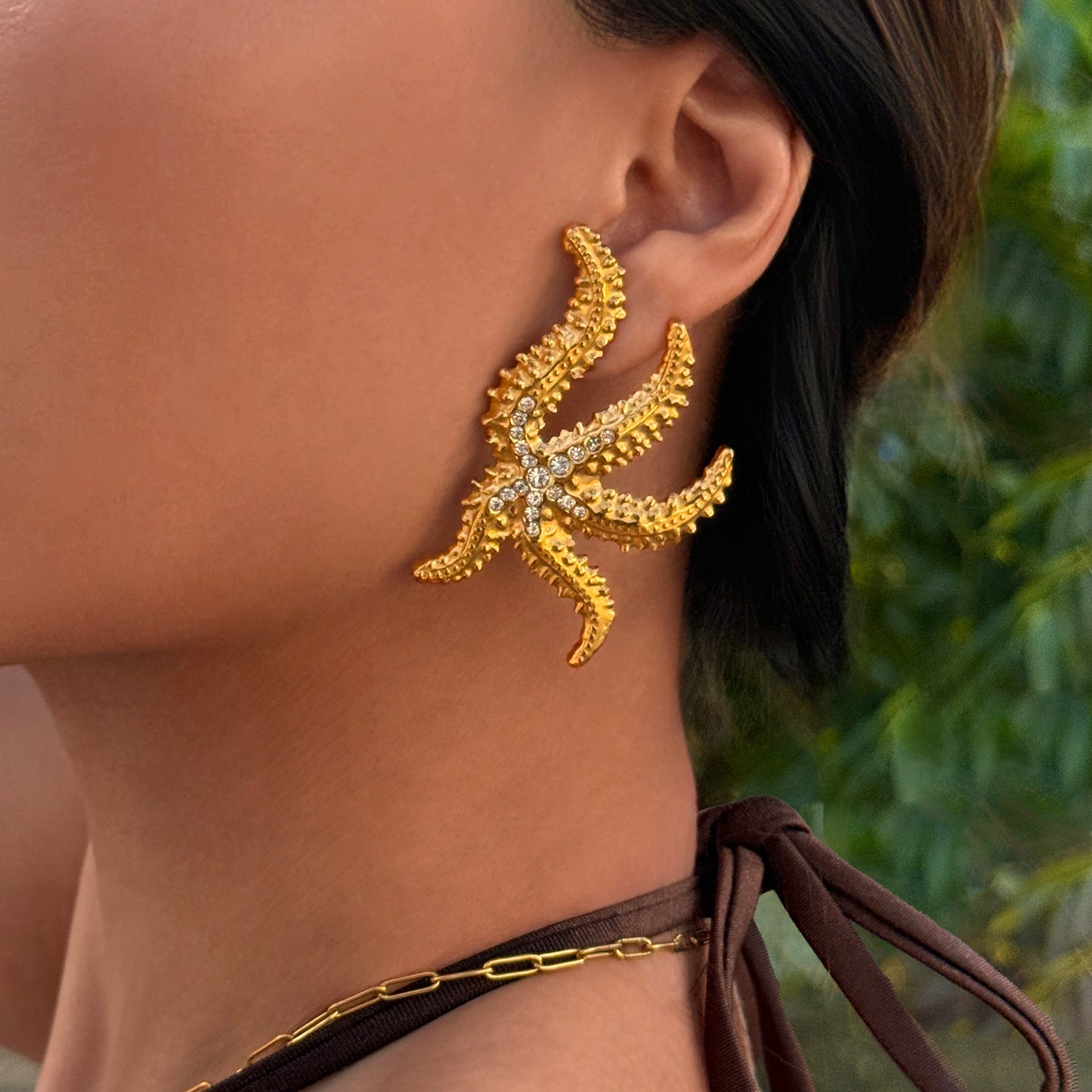 Yilan coral earrings