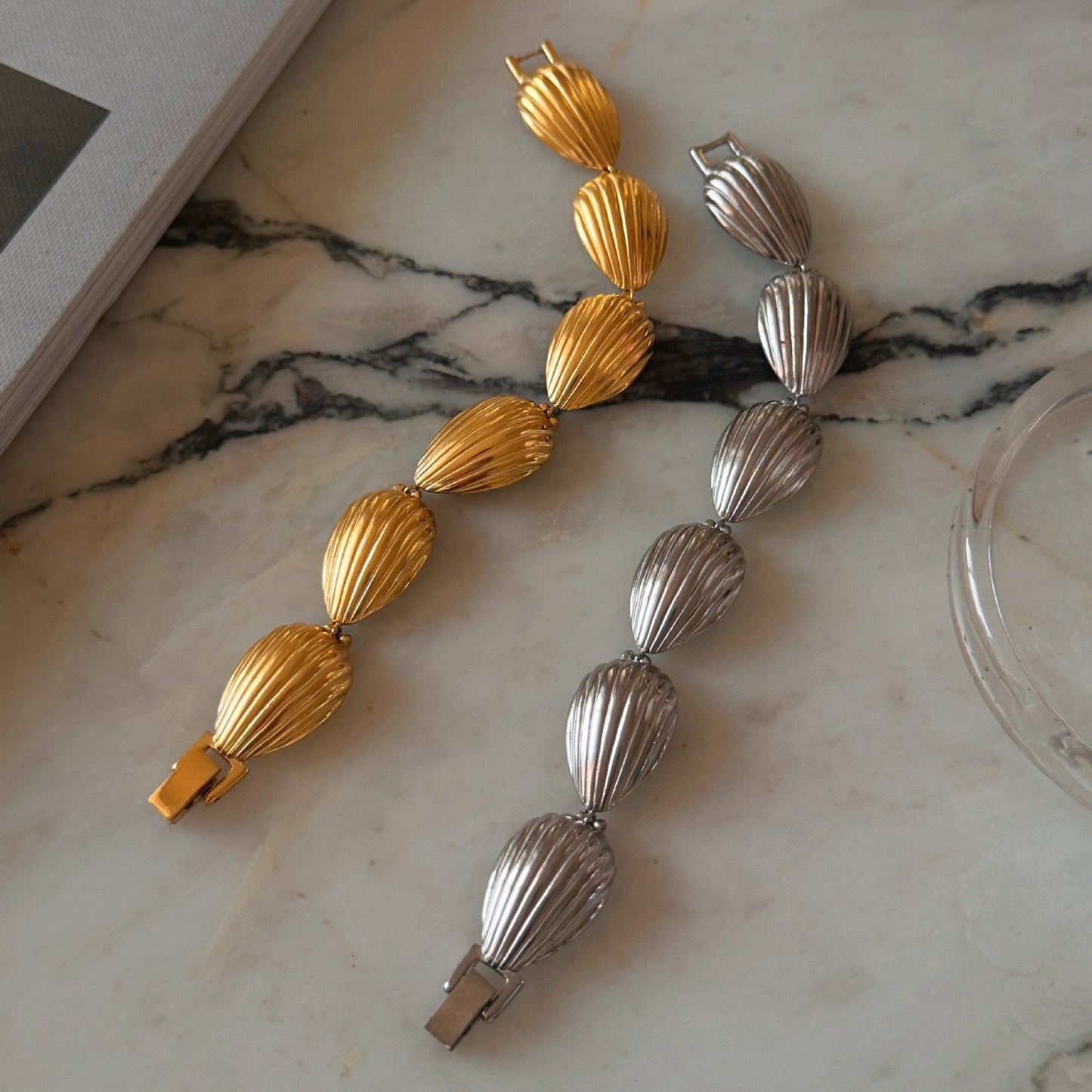 Shell bracelets