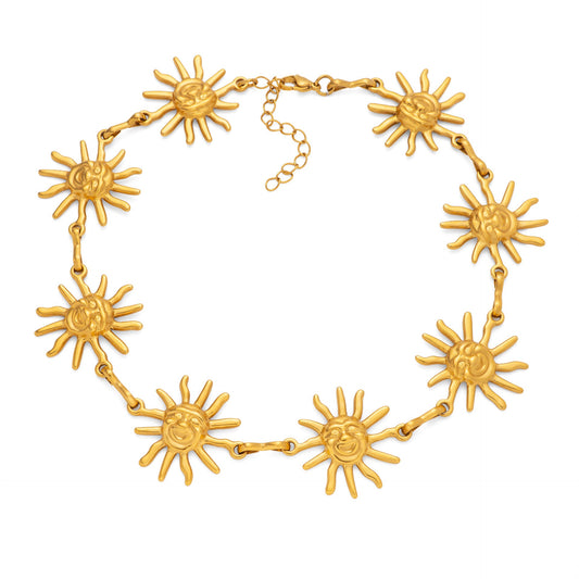Sunny day statement necklace