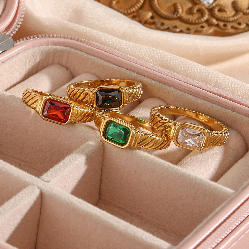 Maggie Square candy rings