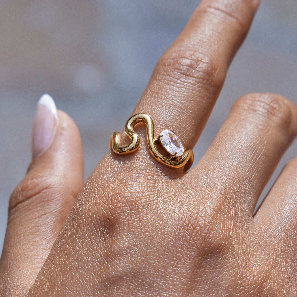Wave rock rings
