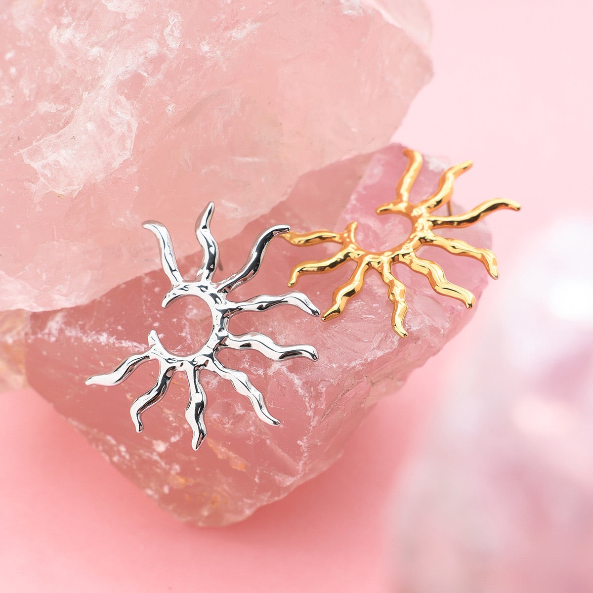 Lucy sun earrings