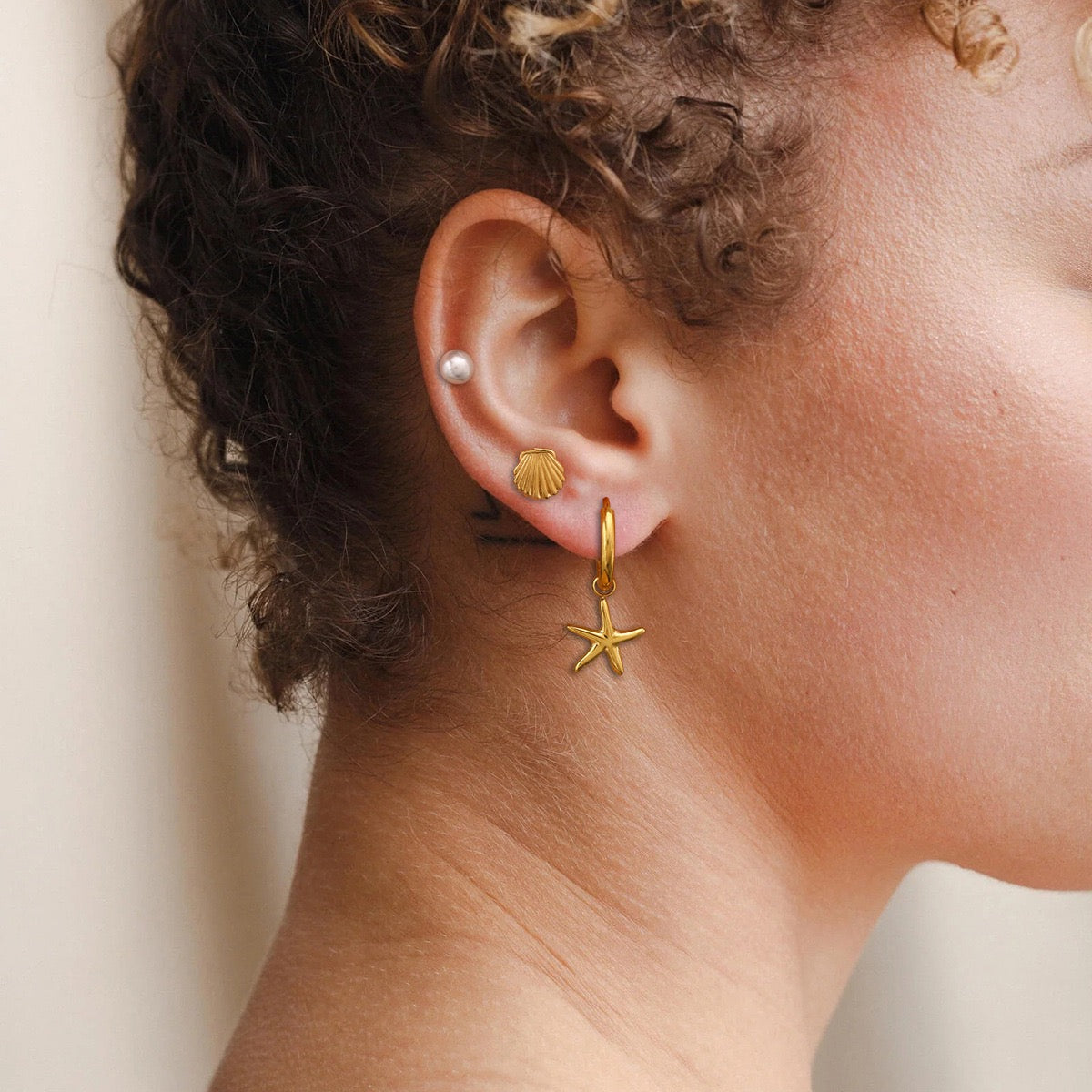 Bondi Napa stacking earrings set