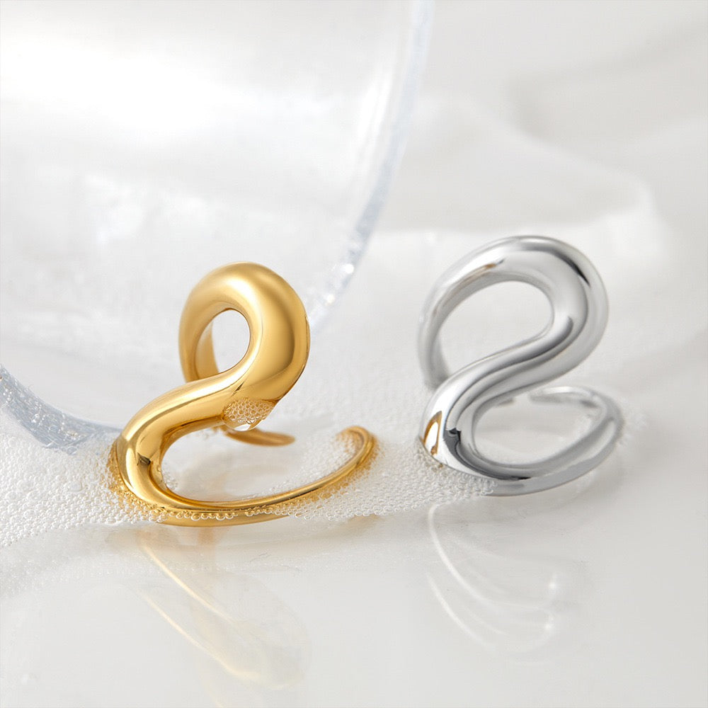 Big wave statement rings