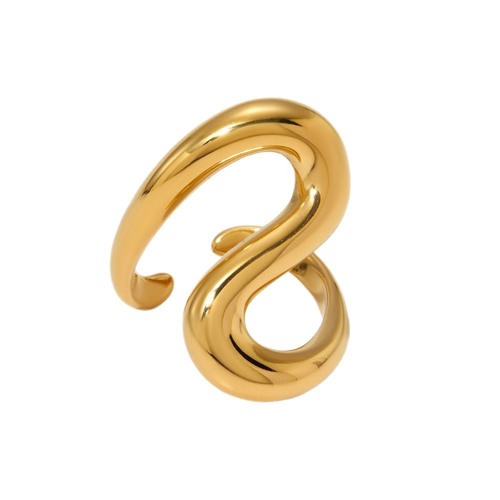 Big wave statement rings