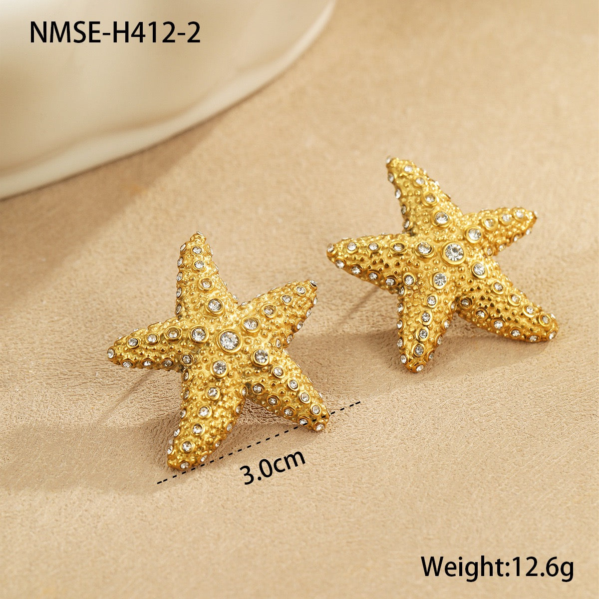 Diamondy starfish set