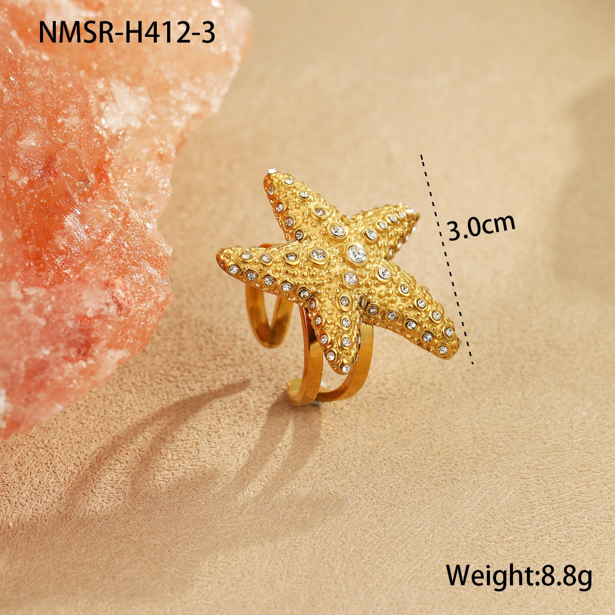 Diamondy starfish set