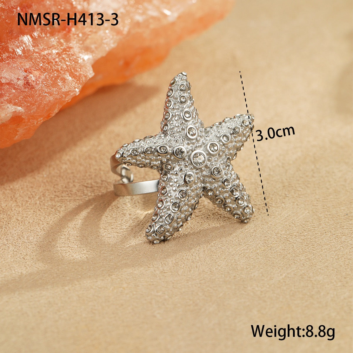 Diamondy starfish set