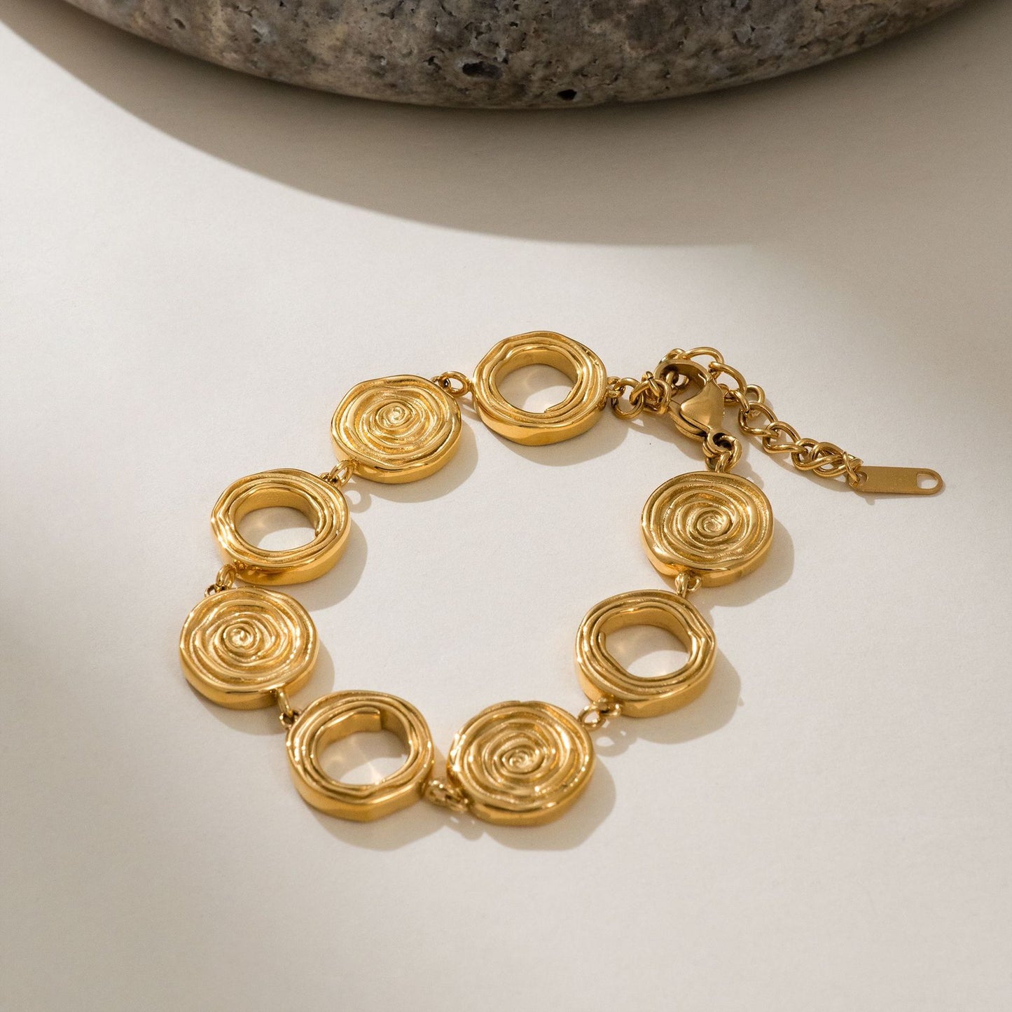 Swirl cross necklace