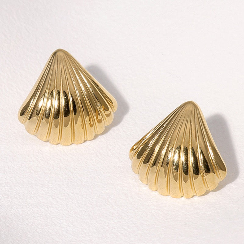Dainty shell earrings
