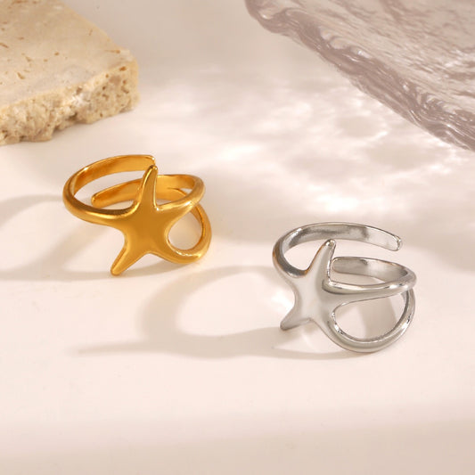 Lovely starfish rings