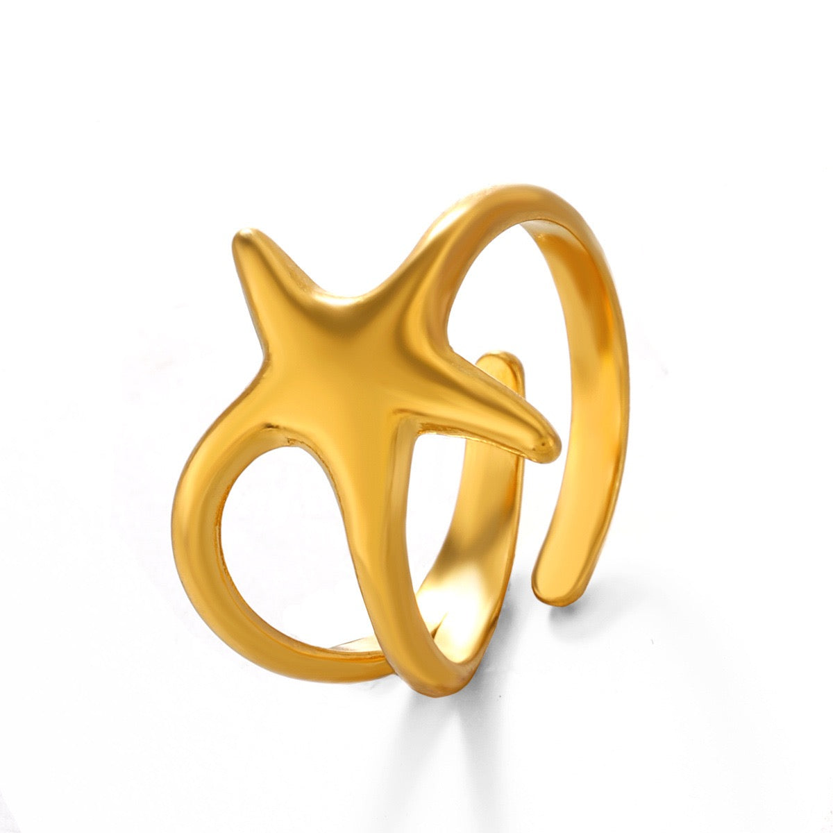 Lovely starfish rings