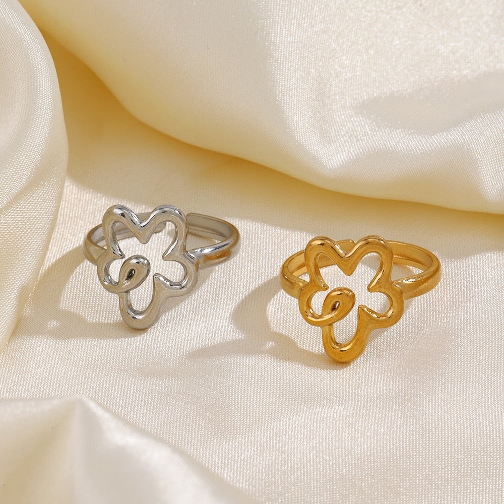 Flower lines rings