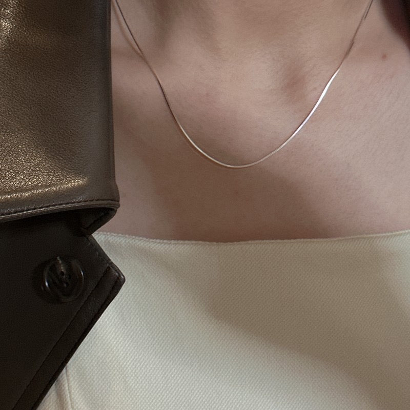 Sterling silver dainty necklace