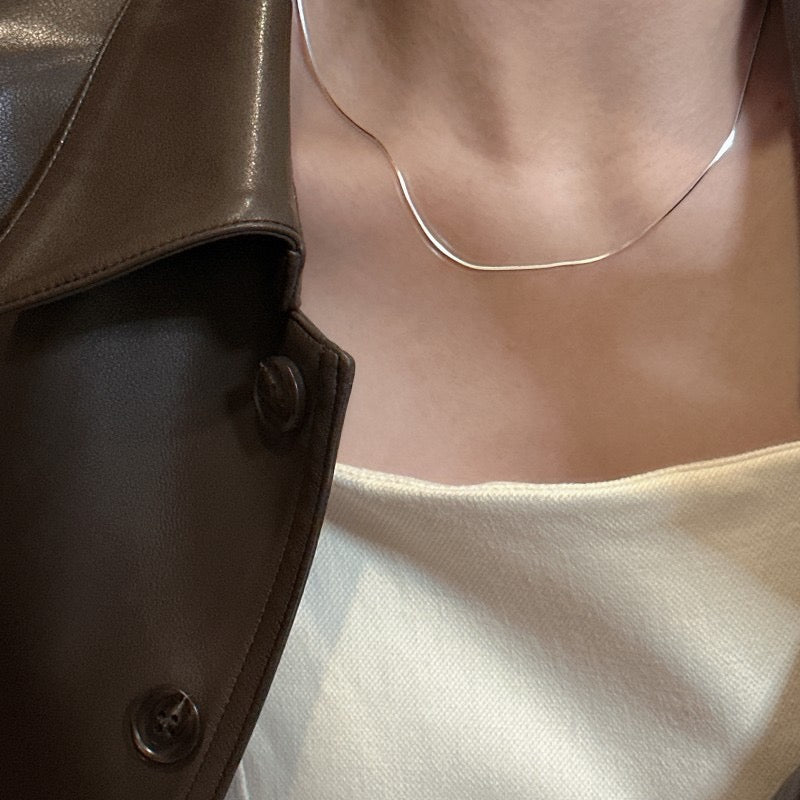 Sterling silver dainty necklace