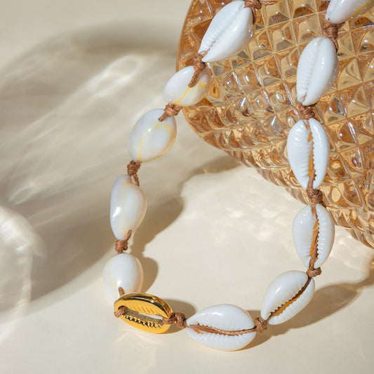 Rebecca Natural sea shell necklace