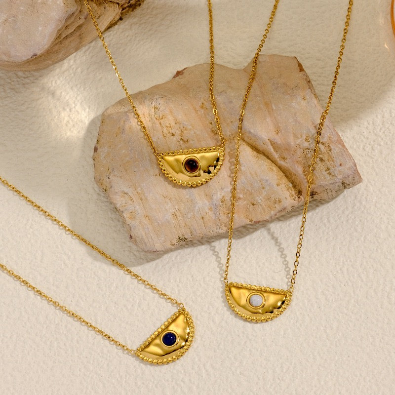Half moon necklace