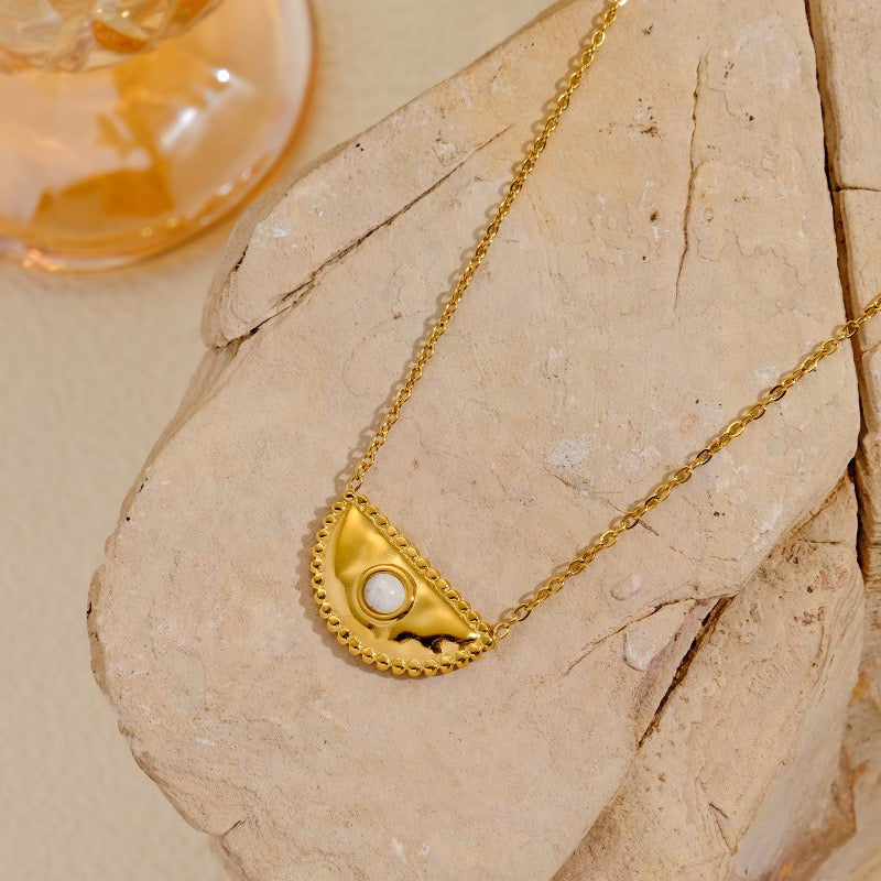 Half moon necklace