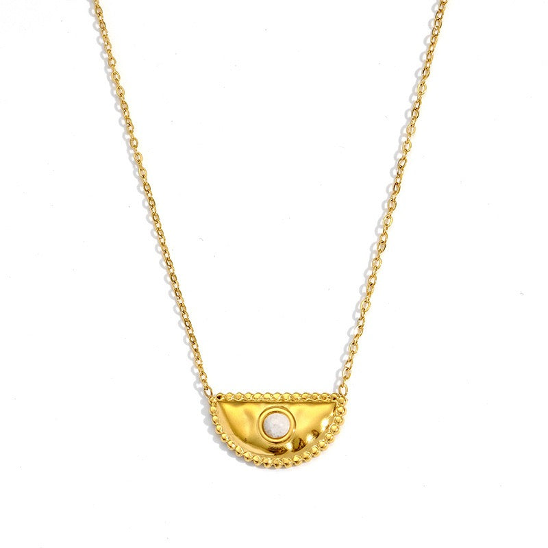 Half moon necklace