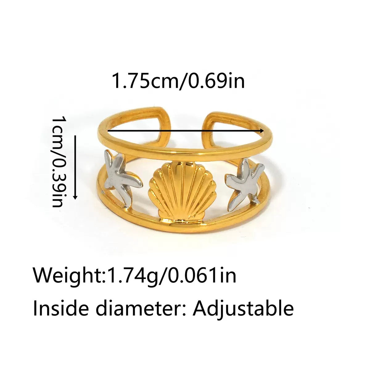 Tropical holiday rings