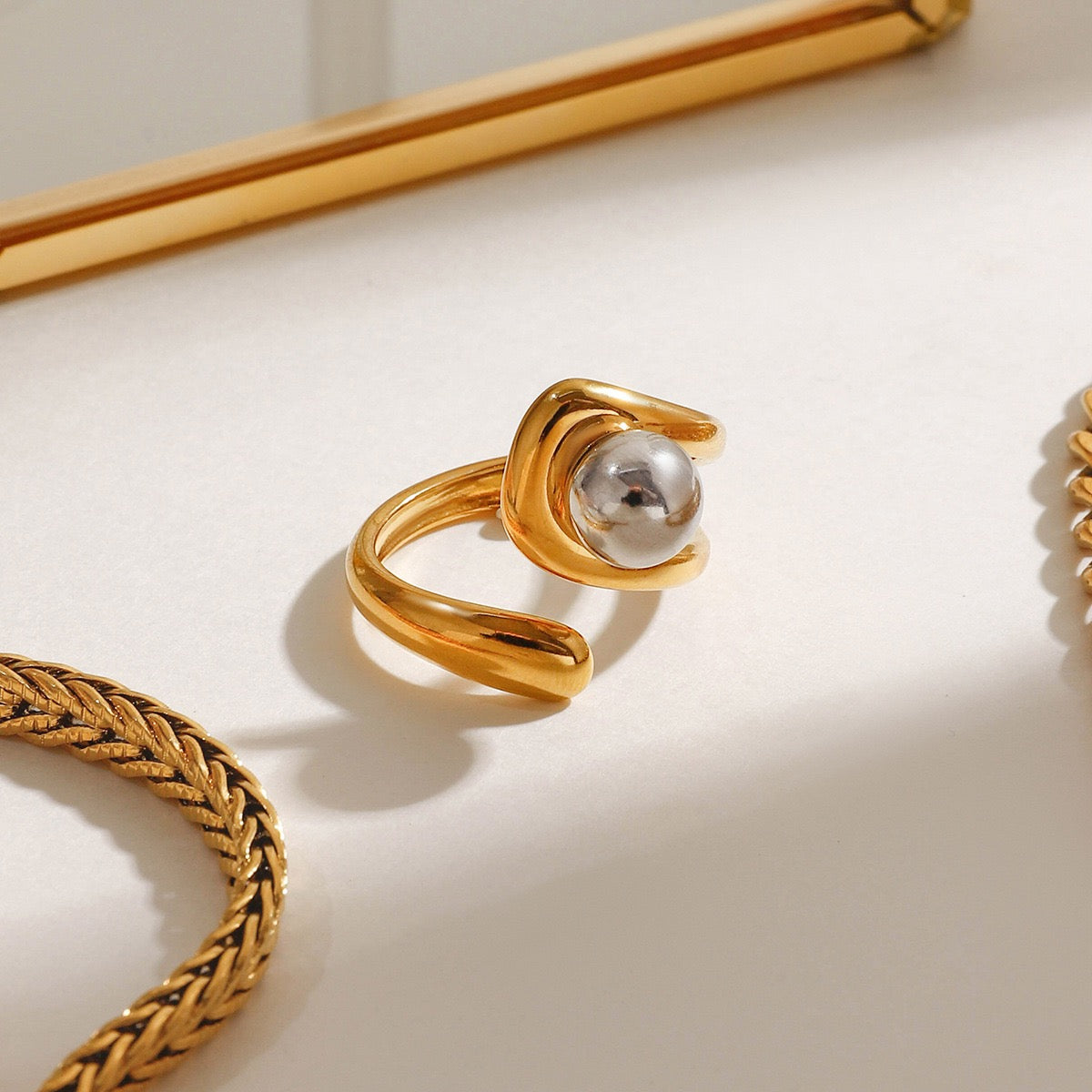 Bailey mix metal ring