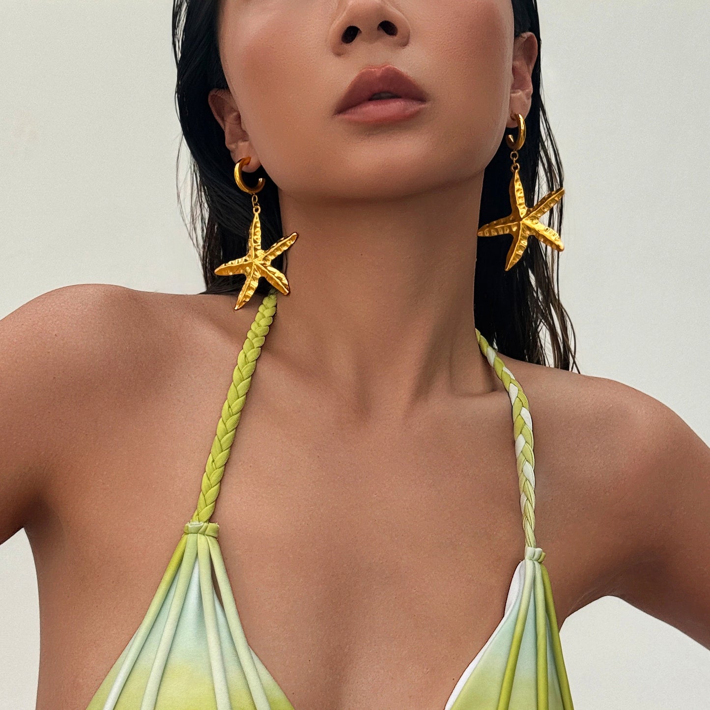 Big starfish earrings