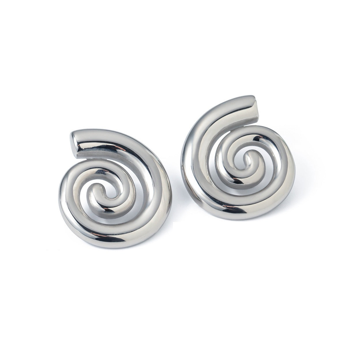 Swirl earrings