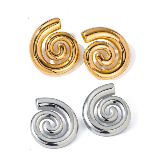 Swirl earrings