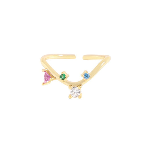 Crown sterling silver ring