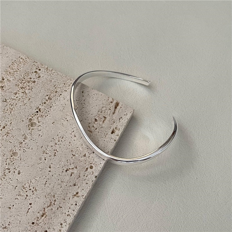 Sterling silver classic bangle