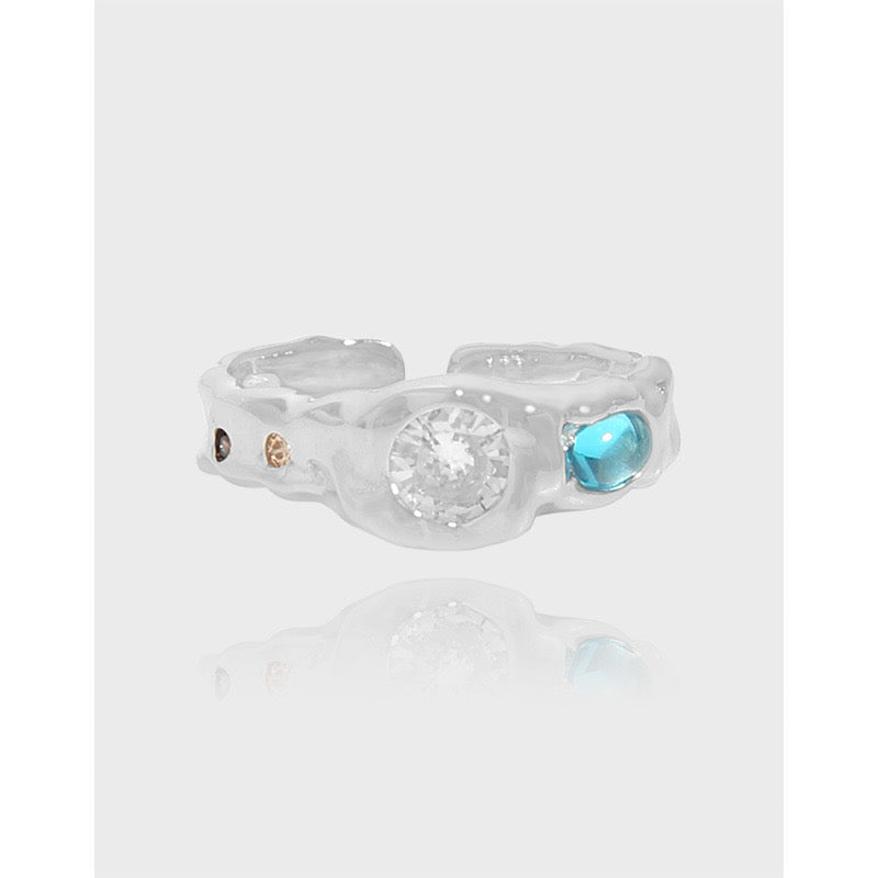 Simpson Blue eye ring