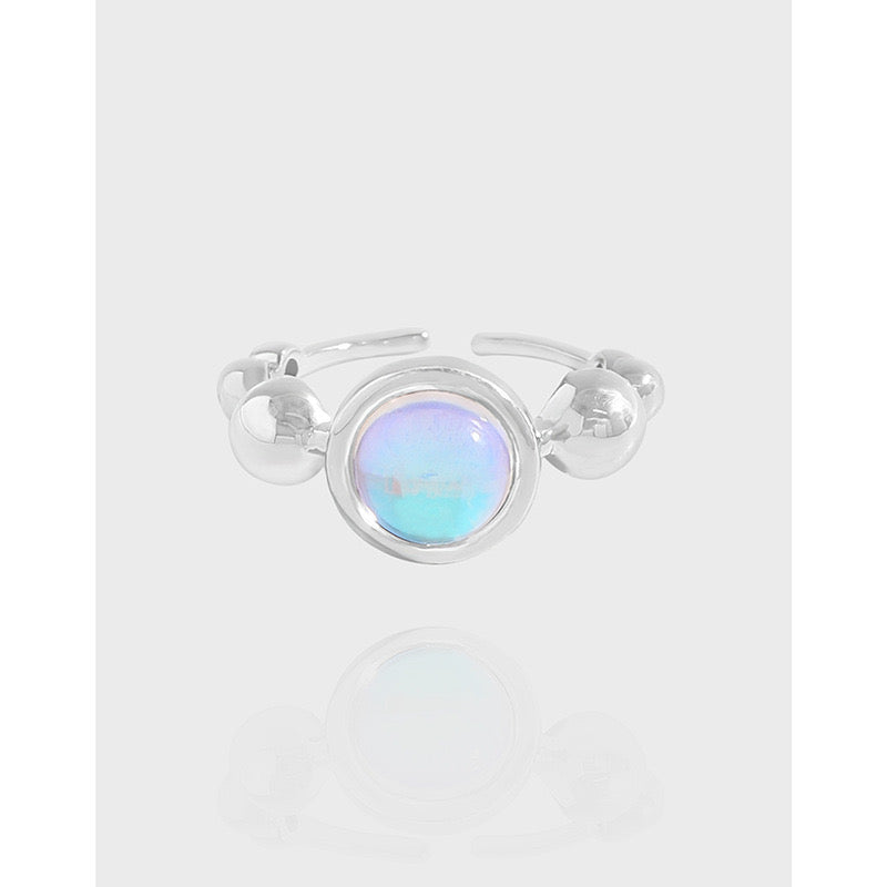 Sevila Cat eye moon stone rings