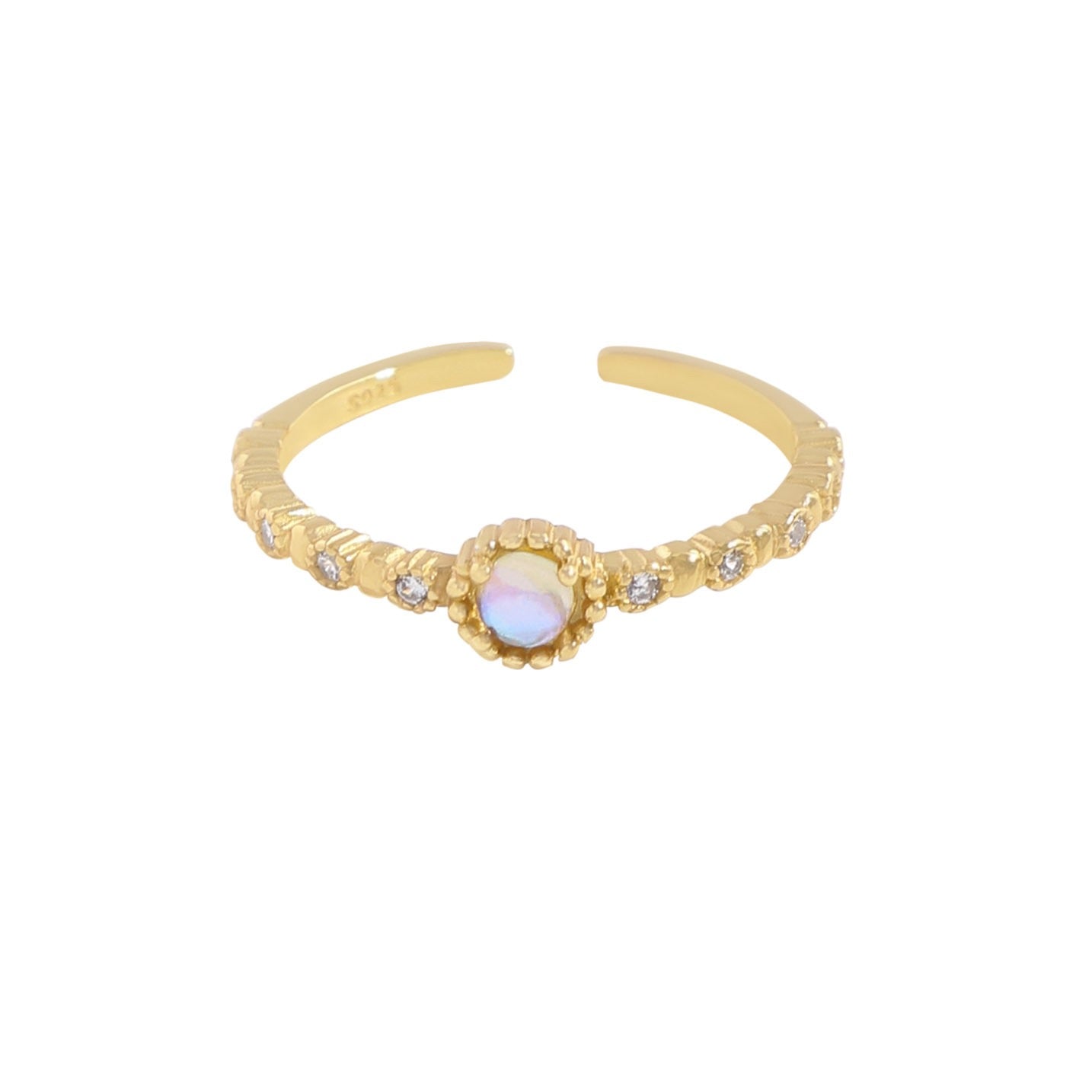 Anktina moon stone ring