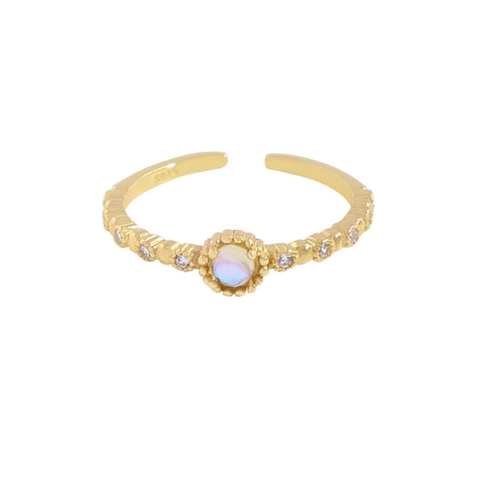 Anktina moon stone ring