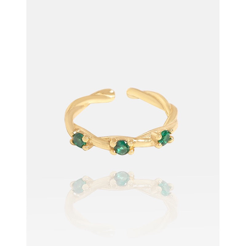 Ramani Green stone ring