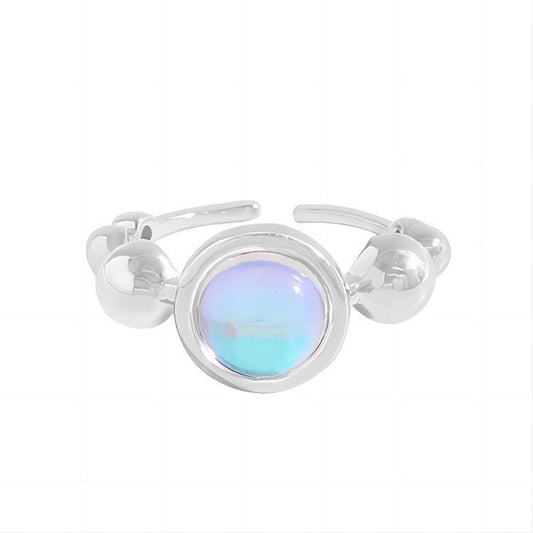 Sevila Cat eye moon stone rings