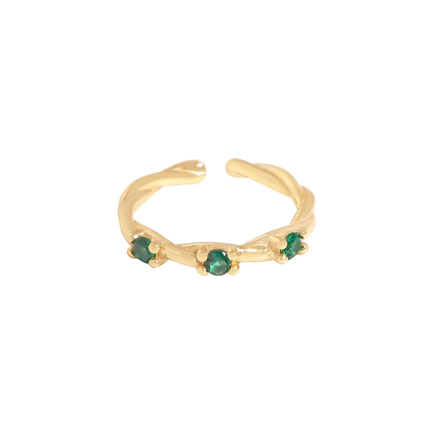 Ramani Green stone ring
