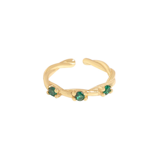 Ramani Green stone ring