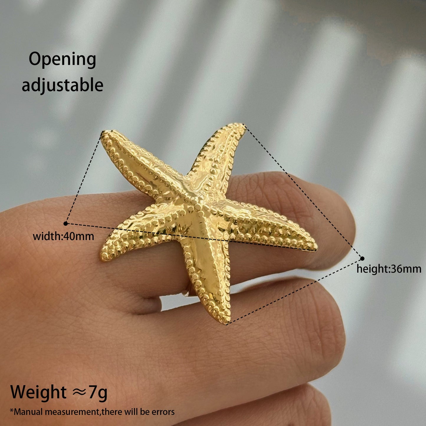 Big starfish and shell set