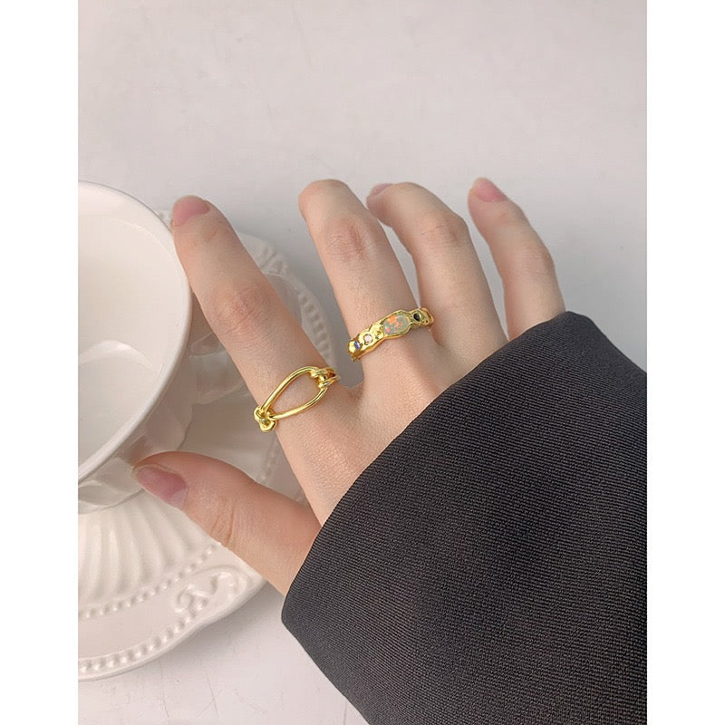 Ysabella opal stone ring