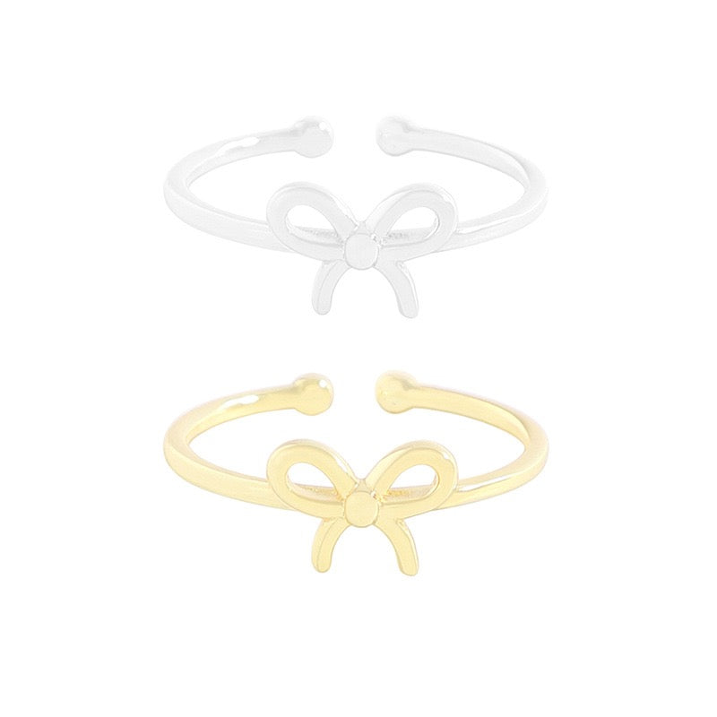 Shanae dainty bow rings
