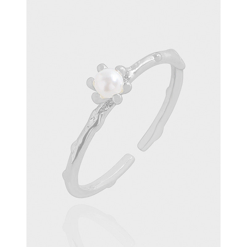 Flestone Mini flower sterling silver ring