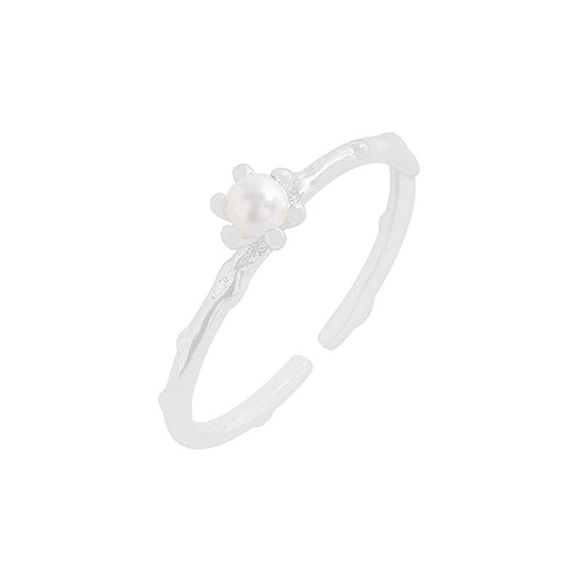 Flestone Mini flower sterling silver ring