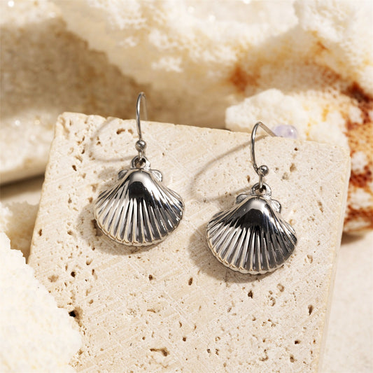 Dangling shell earrings