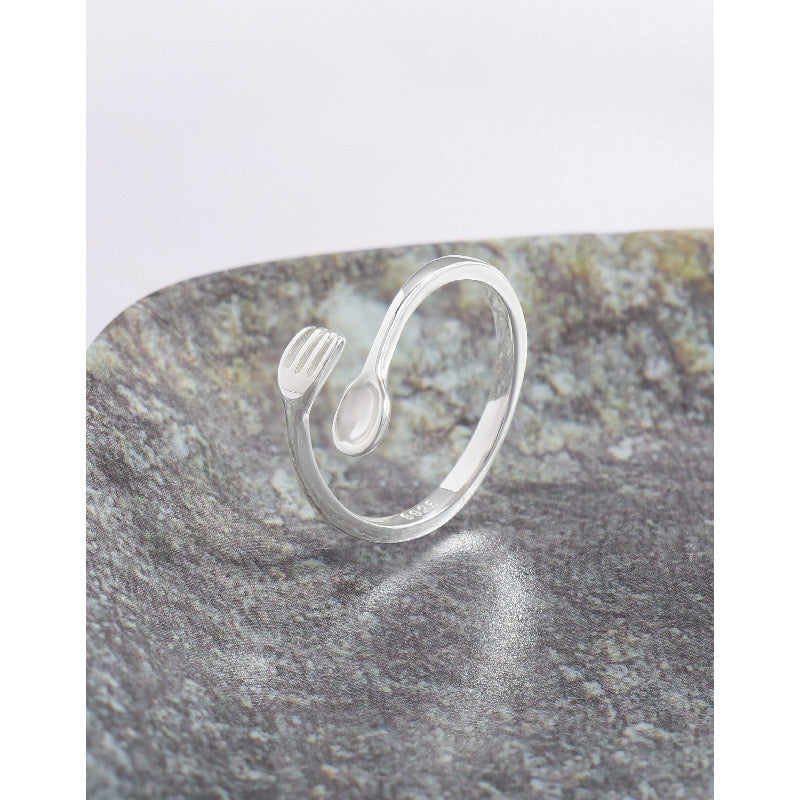 Bali Spoon me silver ring