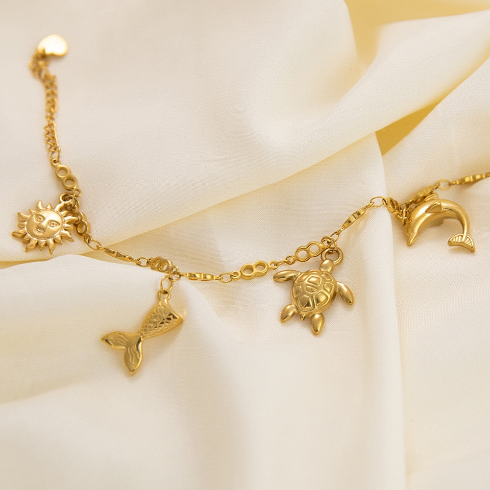 Bondi Scarlett summer ocean charm bracelets